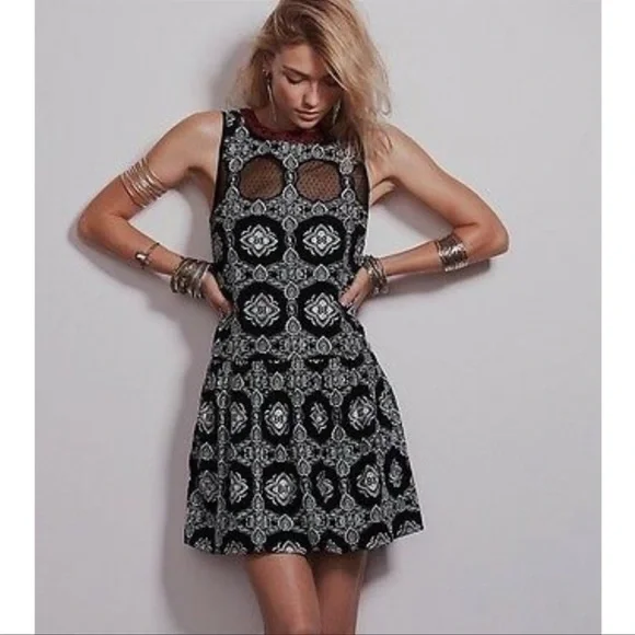 free people embroidered v dress Embroidered Fable Midi Dress